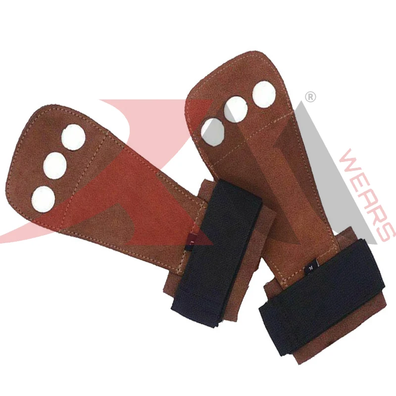 Aymzbd 2Pcs Weight Lifting Grips Workout Grips Flexible Barbell Bar Pads Hand Protector For Deadlift Gymnastics With Storage Case, Black