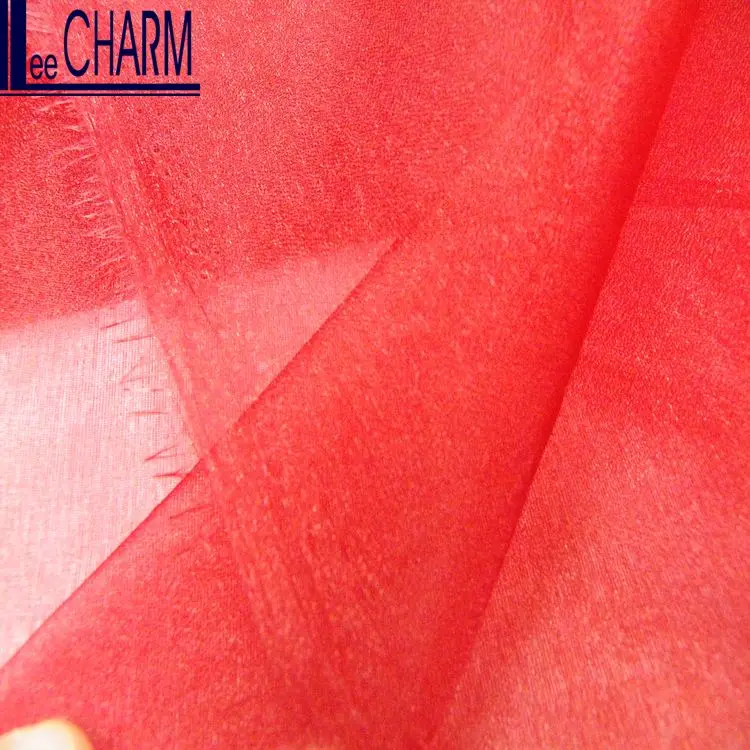 
 T136 Тайвань 100% полиэстер блестящая прозрачная декоративная ткань  