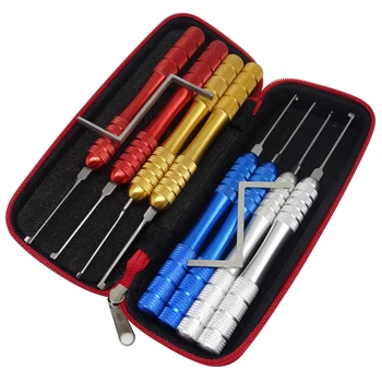 colorful 2 in 1 lock pick