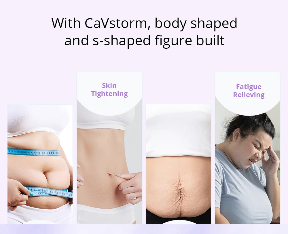 MS-23T1S CaVstorm ultrasonic cavitation 3.0 body slim BIO Microcurrent fat burning vacuum suction rf machine