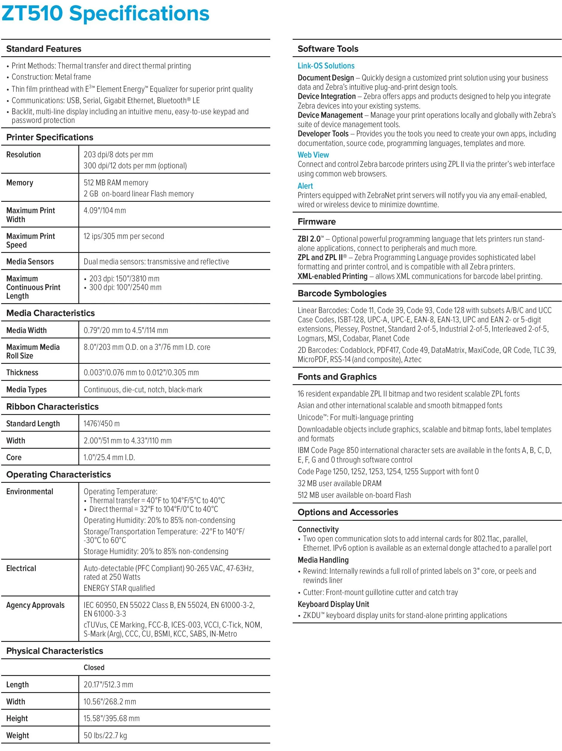 Zebra Zt510 Industrial Label Printer Outstanding Performance At Exceptional Value Buy