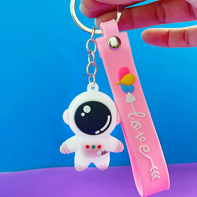  CFLNYC Cute Space Astronaut Keychains with D-Ring, Resin  Spaceman and Lanyard Cartoon Keyring for Men/Women Space Lover Gift :  Clothing, Shoes & Jewelry