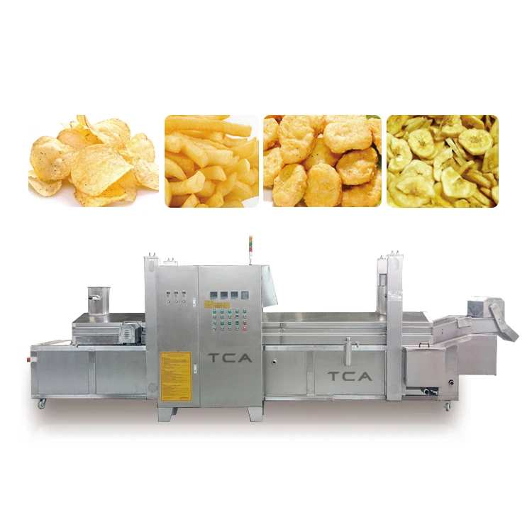 China TCA XDL Industrial Used Gas Continuous Deep Fryer Hot Sale Supplier