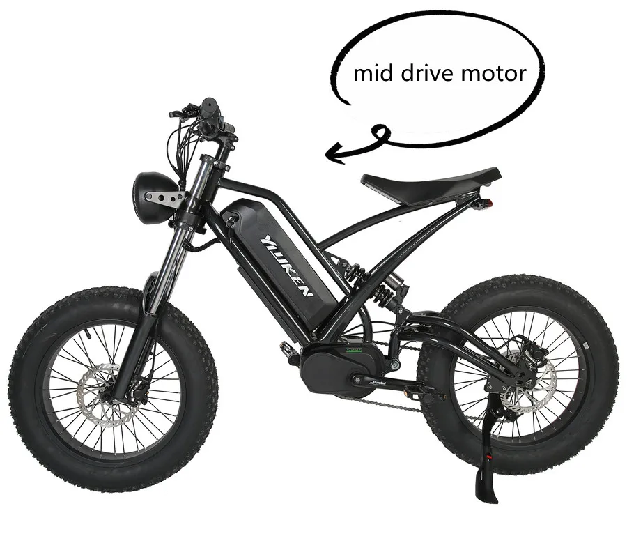 20inch Mid Drive Electric Fat Tire Ebike Conversion Kit Electric Fat