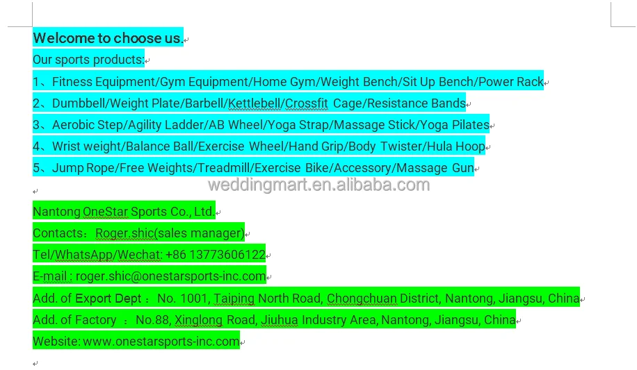 Onestar Sports High Quality 10mm 15 Mm Nbr Yoga Mat Nonslip Thick Pad