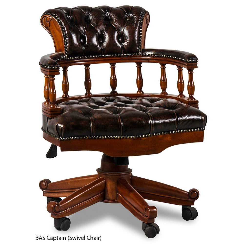 captains chesterfield chair