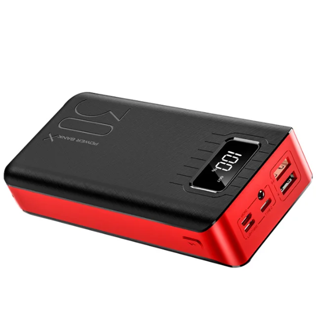 2024 External Battery Charging Power Bank 30000mAh for Mobile Phone with LED Display for Iphone