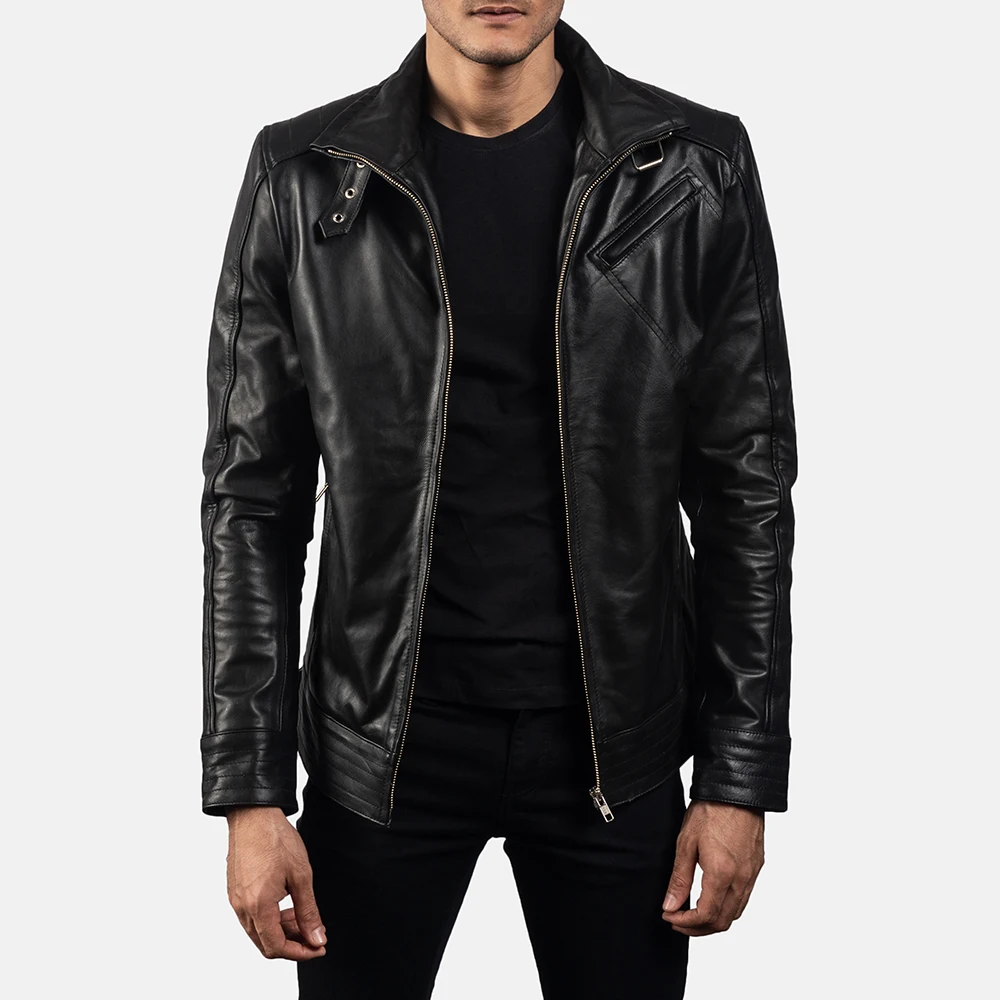 2021 New Style Cheap Mens Style Black Leather Biker Jacket - Buy Wholesale Superb Quality Leather Jackets For Men Bike Wears Leather Jackets For Sale/fashion Men Windproof Comfortable Jacket,New Fashion/top Quality Mens