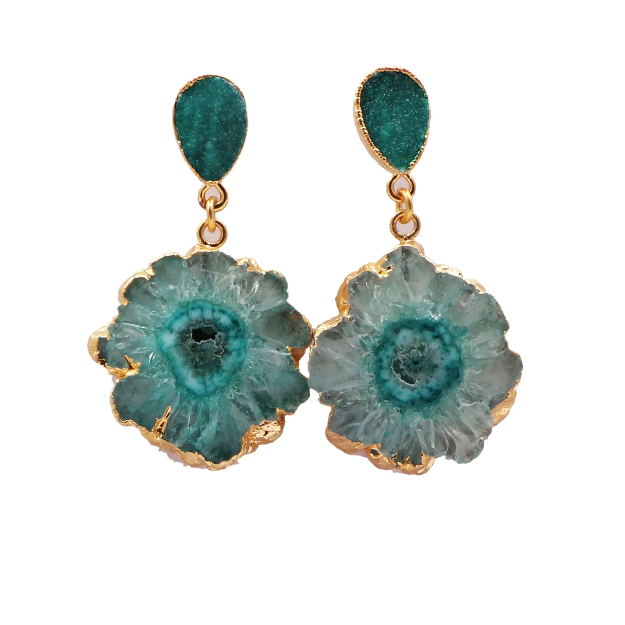 druzy stone earrings wholesale