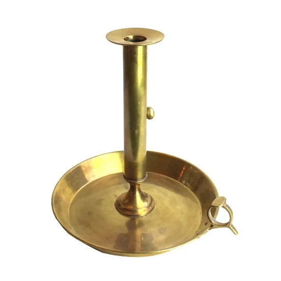 modern chamberstick metal brass modern candle