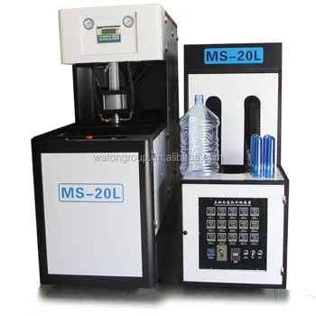MS-20L Semi Automatic 5 Gallon PET Pure Water Bottle Blow Molding Machine