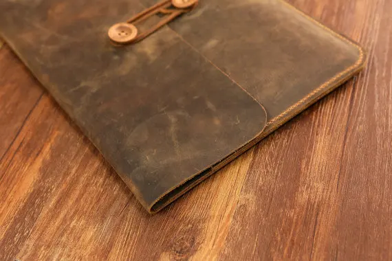 Premium Quality Indian Handmade Mac Book Sleeve and Card Holder Passport Cover for Men and Women