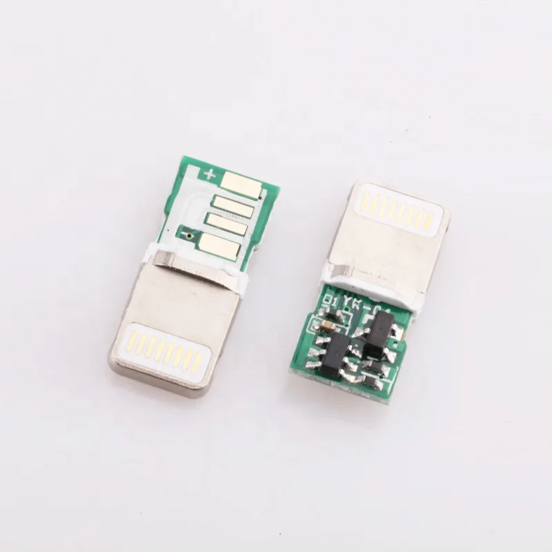 Разъем печатной платы для iphone apple usb ip68 8-контактный разъем usb разъёмом lightning