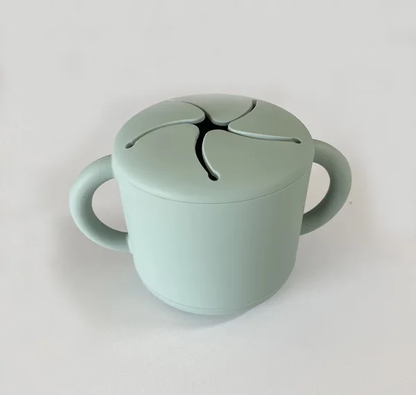 Силиконовая кружка для закусок малышей 100% пищевой силиконовый материал