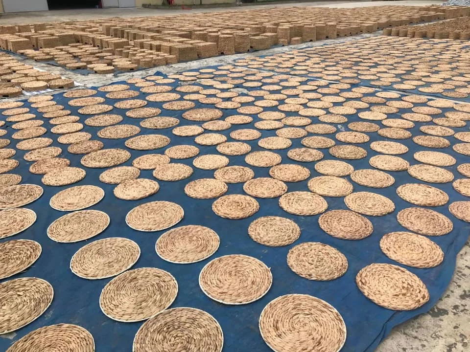 Wedding Rattan Boho Wicker Table Decor Set Placemats Natural Rattan