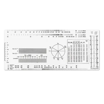 Customized Heart Rate Ruler Ecg Ruler With Oem Logo Plastic Ekg Ecg ...
