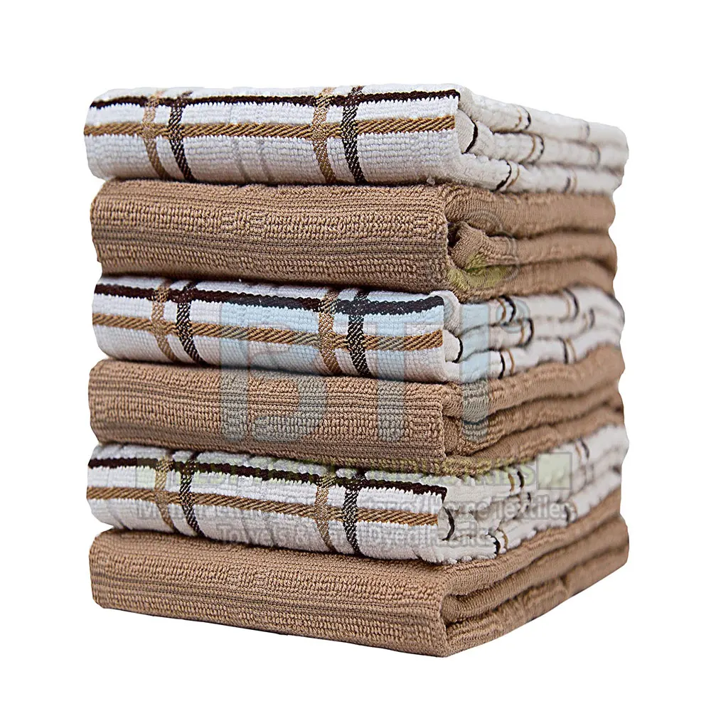 High Grade Luxury 100 Cotton Yarn Dyed Super Soft Terry Towels For