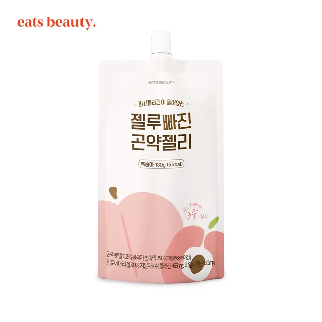 Konjac Jelly Low Calorie Korean Diet Drink Snack Food Peach Flavor Made in Korea OEM ODM