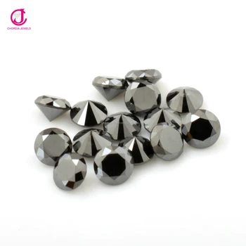 0.80 mm - 1.50 mm High Quality Natural Black Diamond Round Brilliant Cut Loose Gemstone For Jewelry Wholesale Price