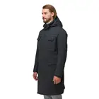 Men Luxury Dark Anthracite Coat Jacket- Long - SKUDOMADE - Tailormade - Customizable - technology full - plus size men's jackets
