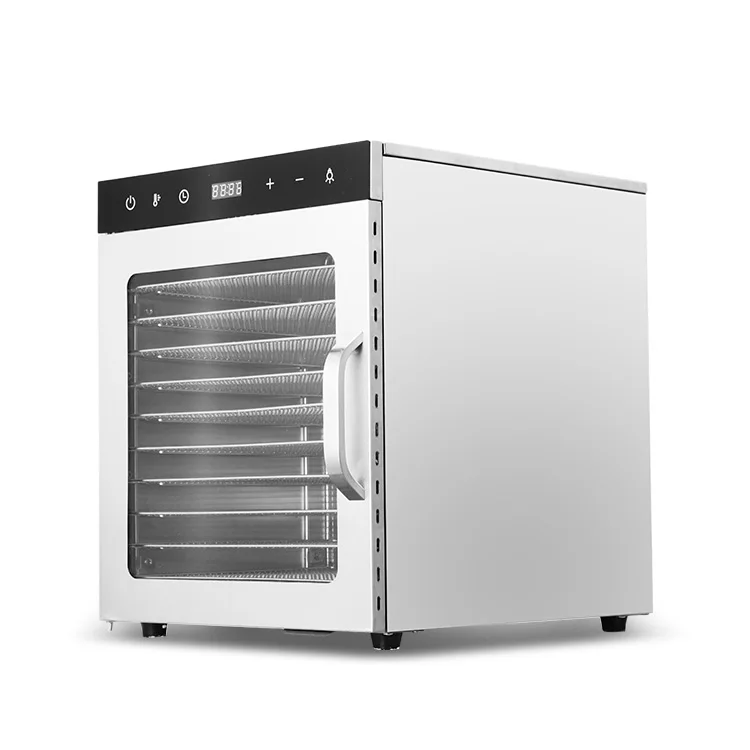 Home Use 10 Trays Hot Selling Digital Control Stainless Steel Fruit Vegetable Dryer Food Dehydrator - Image 5