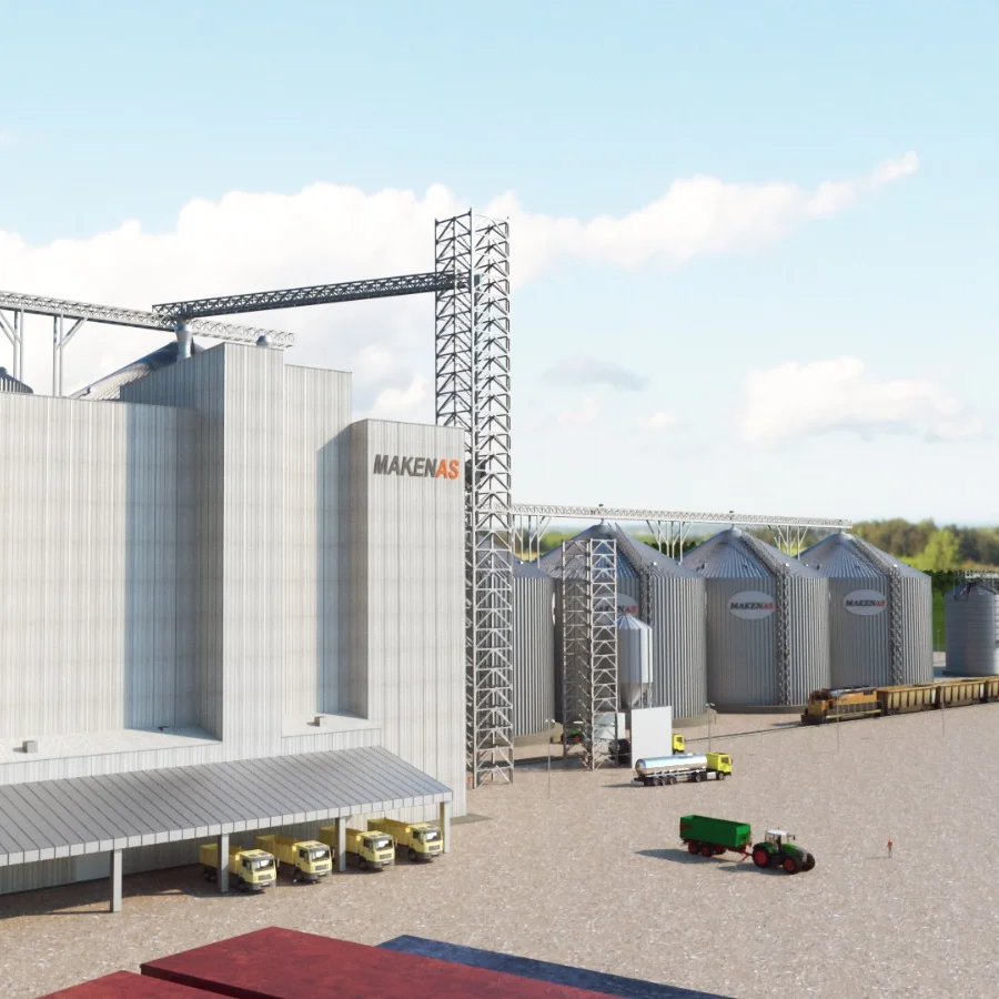 200 Ton/day Capacity Wheat Grain Flour Mill New Design High Quality