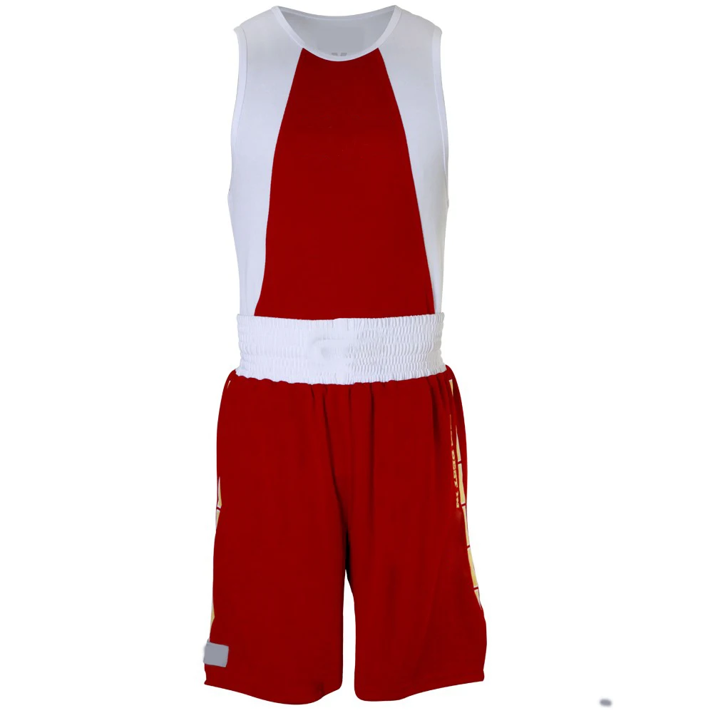 Professional Boxing Training and Competition Lightweight Sleeveless Quick-dry Martial Arts Uniform by Standard International