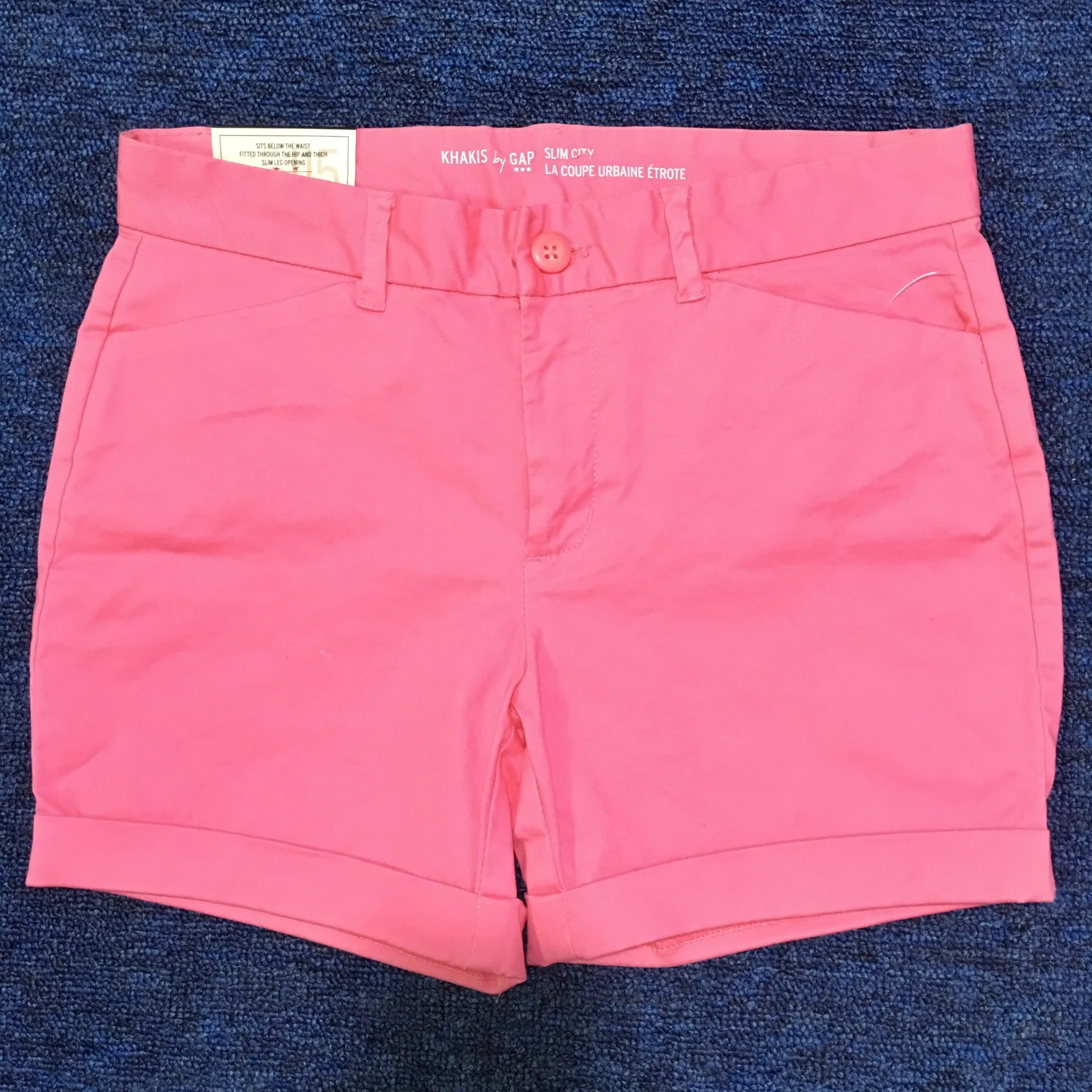 Pink khaki shorts Clearance