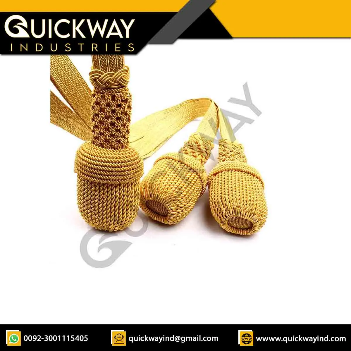 Ceremonial Braid Sabre Knot With British Officer Civil War Dagger Knot ...