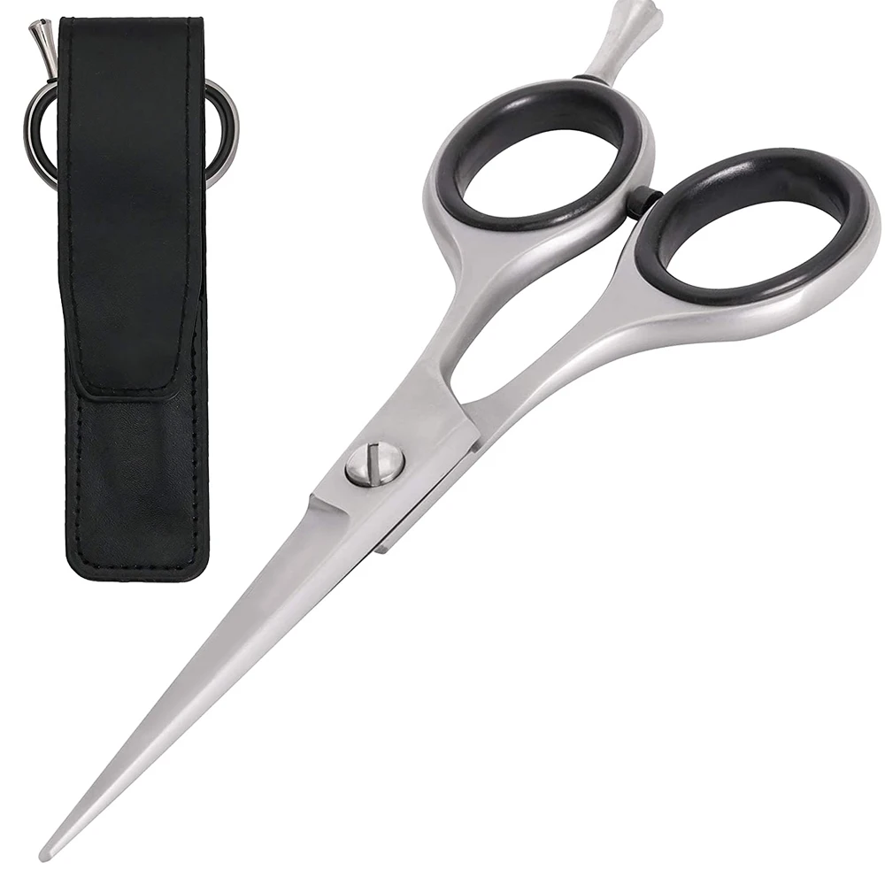 Razor Edge Sharp Beard Scissors Hair Cutting Scissors Stainless Steel Mustache Scissors With