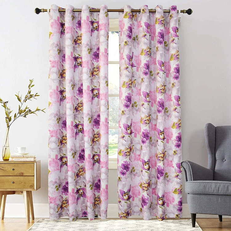 Wholesale Factory Supply Home Hotel Office blackout fabric modern curtains windows