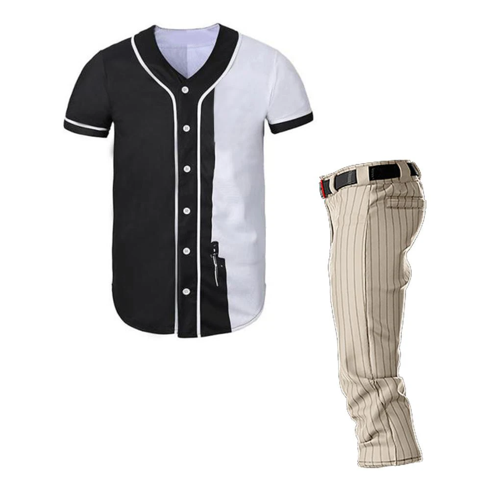 Source Custom Logo cheap custom stitched sport plain pinstripe BASEBALL  UNIFORMS baseball jersey and pants on m.