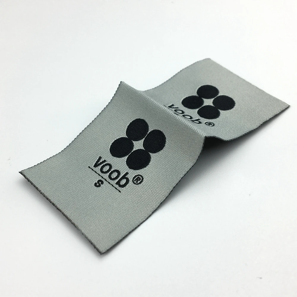 
 Оптовая продажа центр раза одежды тканые этикетки Индивидуальные основные этикетки для брюки и джинсы  