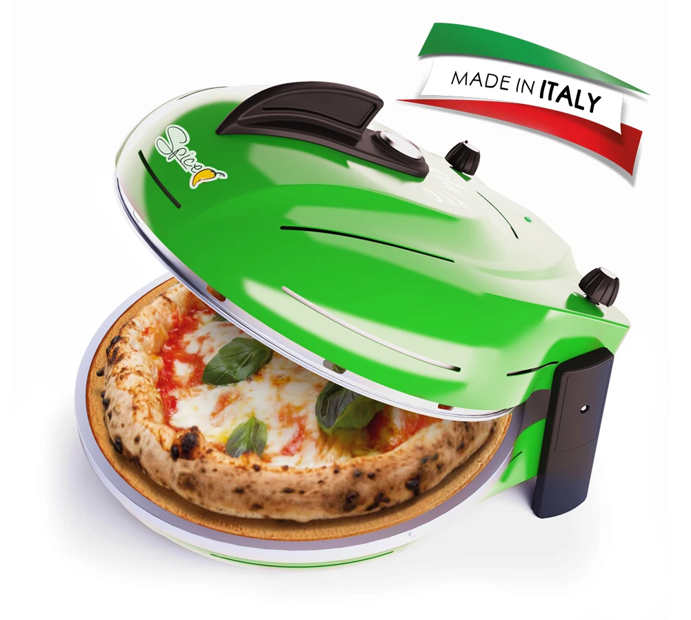Spice Diavola Pro Electric Pizza Oven Green Color With Italian Stone  Biscuit - Buy Pizza Oven Electric 220v,Pizza Oven,Pizza Maker Product on  Alibaba.com