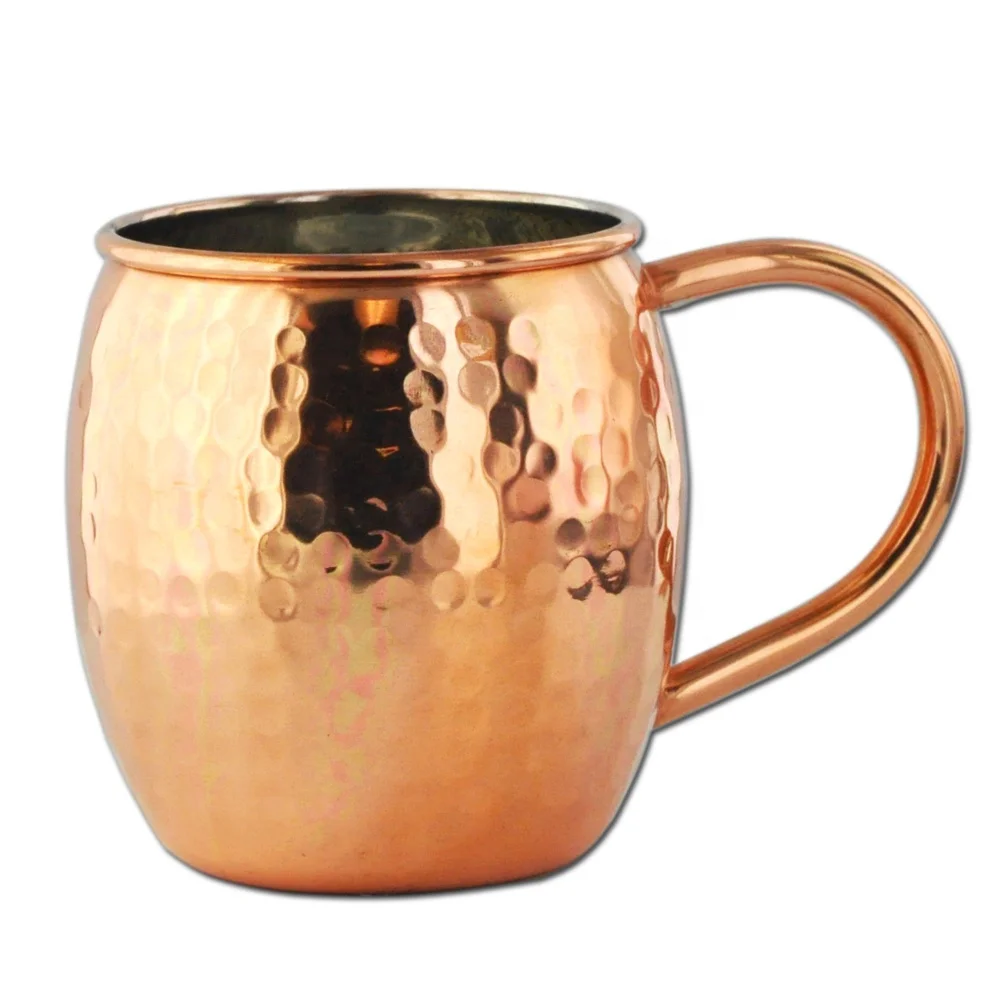 Antique Copper Hammered Mule Mug Engaged Designed 100 % Copper Moscow Mule Mugs for Home Hotel Restaurant