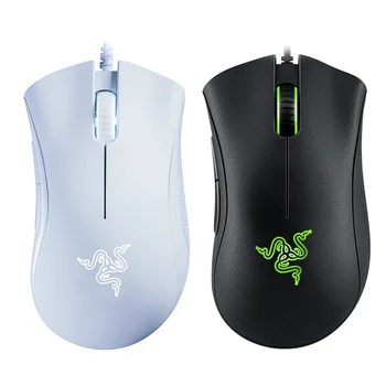 Original Razer DeathAdder Essential Wired Gaming Mouse Mice 6400DPI Optical For Laptop PC Gamer