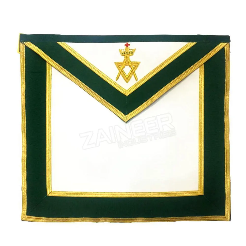 Masonic Regalia Velvet Embroidered Hand Made Aprons Masonic Lodge Army