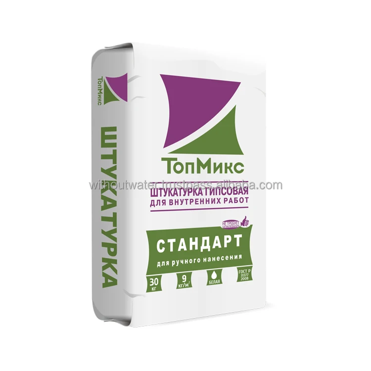 Safe Gypsum Plaster For Manual Work More Conveniently And Faster