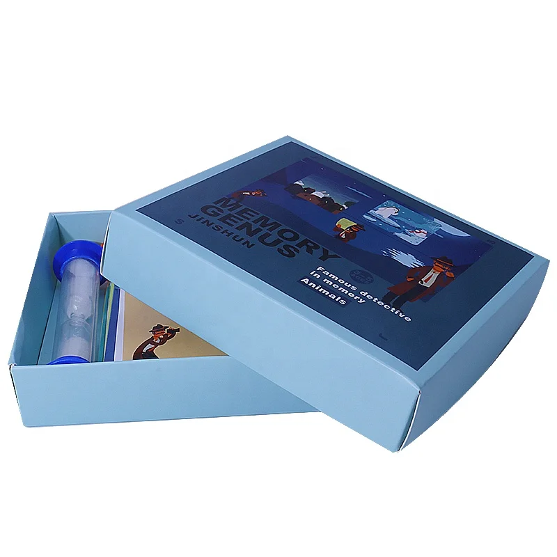 Настольная игра на заказ, Детская игровая карточка, персонализированная полноцветная художественная бумага для печати, набор настольных игр с коробкой