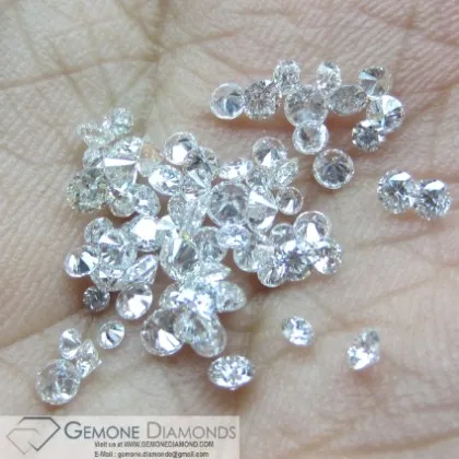 Natural Loose Round Brilliant Cut Diamond White Color 0.21 CT 3.78 MM Round Shape Rose Cut Diamond online N1905