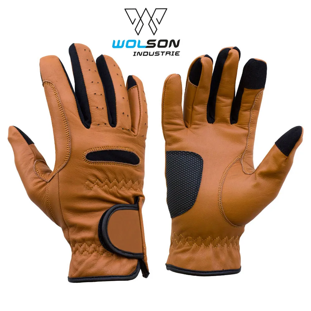 Wholesale Factory Price Custom Logo Horse Riding Gloves Best Quality Anti Slip Breathable Horse Riding Gloves Guantes De Unisex.