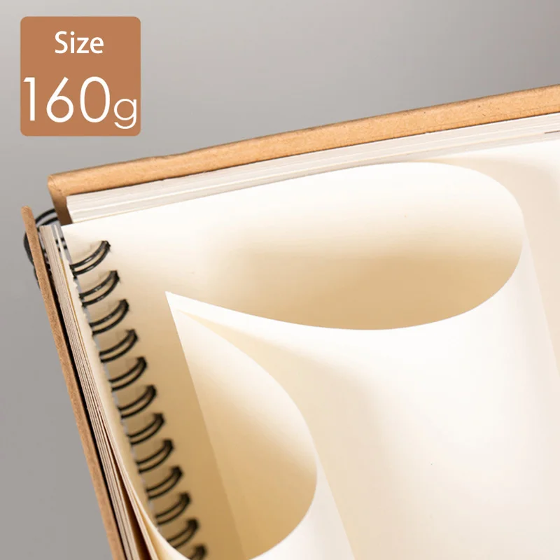 16K A4 8K Sketchbook 30 Sheets 160g Paper Loose Leaf Drawing Book