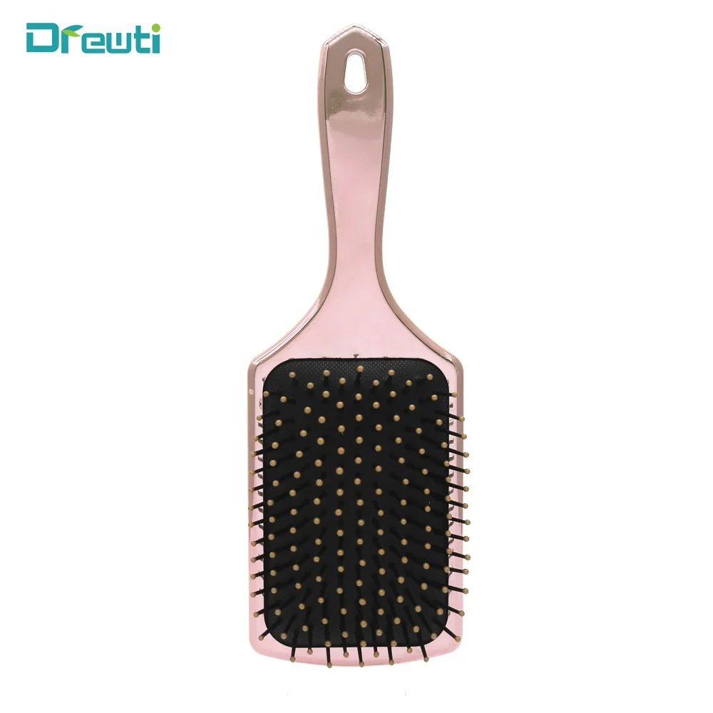 Wholesaler Keratin Hair Treatment Luxury Rose Gold Korea Hair Straightening Electroplated Detangling