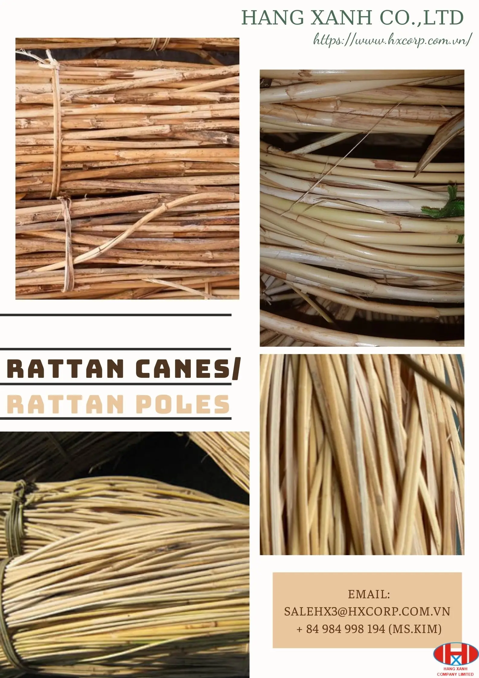 100 Natural Rattan Cane Pole With High Quality Material For Furniture