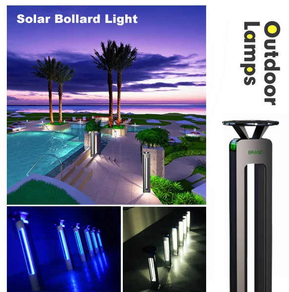 Садовый светильник на солнечной батарее оптом многоцветный напольный наружное здание светодиодный ландшафтный с голосовым