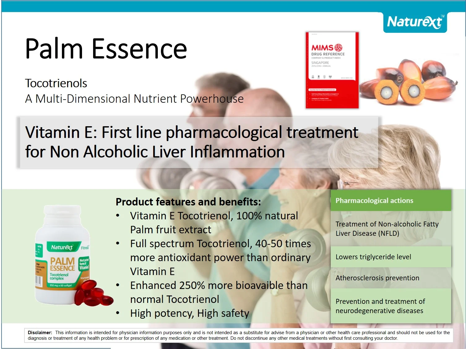 
Most Potent form of Vitamin E Palm Essence Made from Trocotrienols (T3) for Liver and Neurodegeneration 