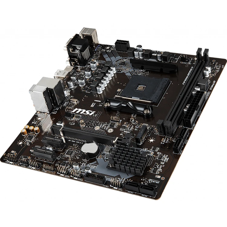 MSI ProSeries B450M PRO-M2 V2 Motherboard Gaming dengan Soket AMD AM4  Mendukung Ryzen Generasi Pertama dan 2nd Micro-atx