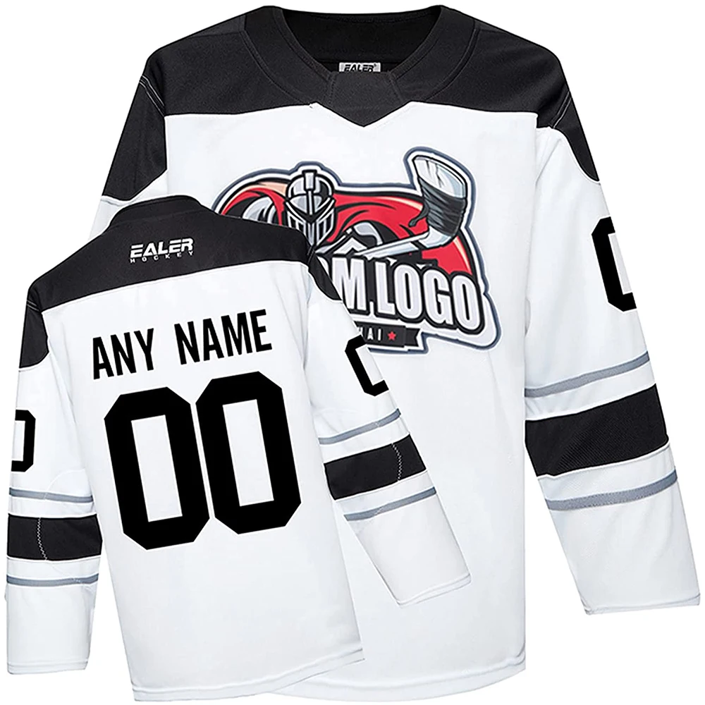Customized 100% polyester cheap ice hockey practice jerseys