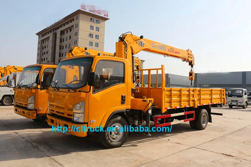 ISUZ-U 4x2 5 Ton Small Crane 8Ton Truck XCM-G Mobile Crane Tadano Hydraulic Cylinder New Condition 15 Ton Rated Construction