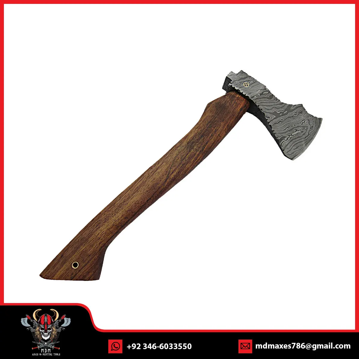 Custom Handmade Carbon Steel Viking Axe Bearded Axe Survival Outdoor